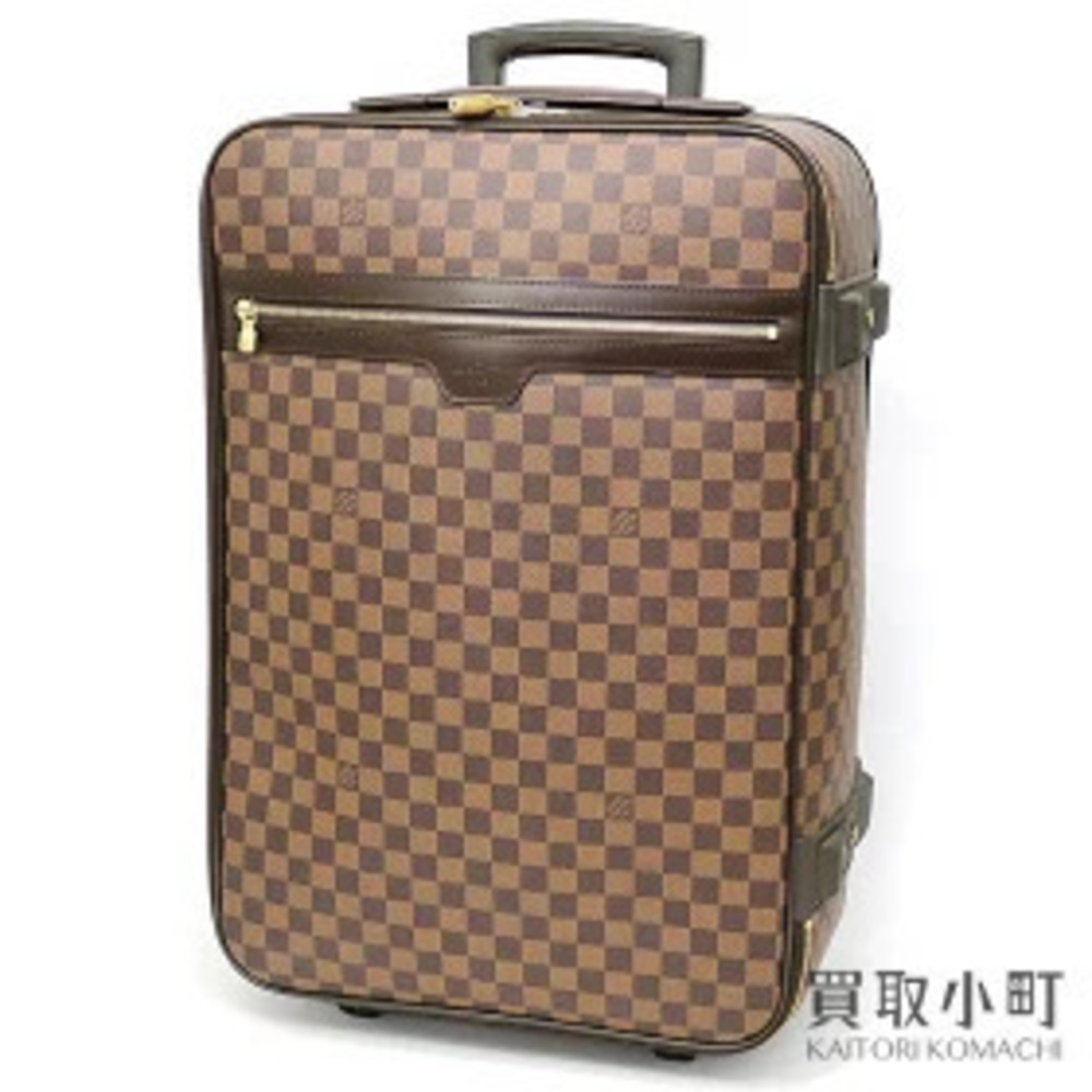 Louis Vuitton Pegase Damier Carry on Trolley SuitCase Luggage Wheels Travel Bag